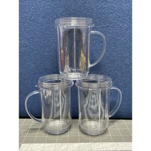 3 16 oz Tall Cup Replacement Part for Magic Bullet MB1001-C 250W Blenders‎